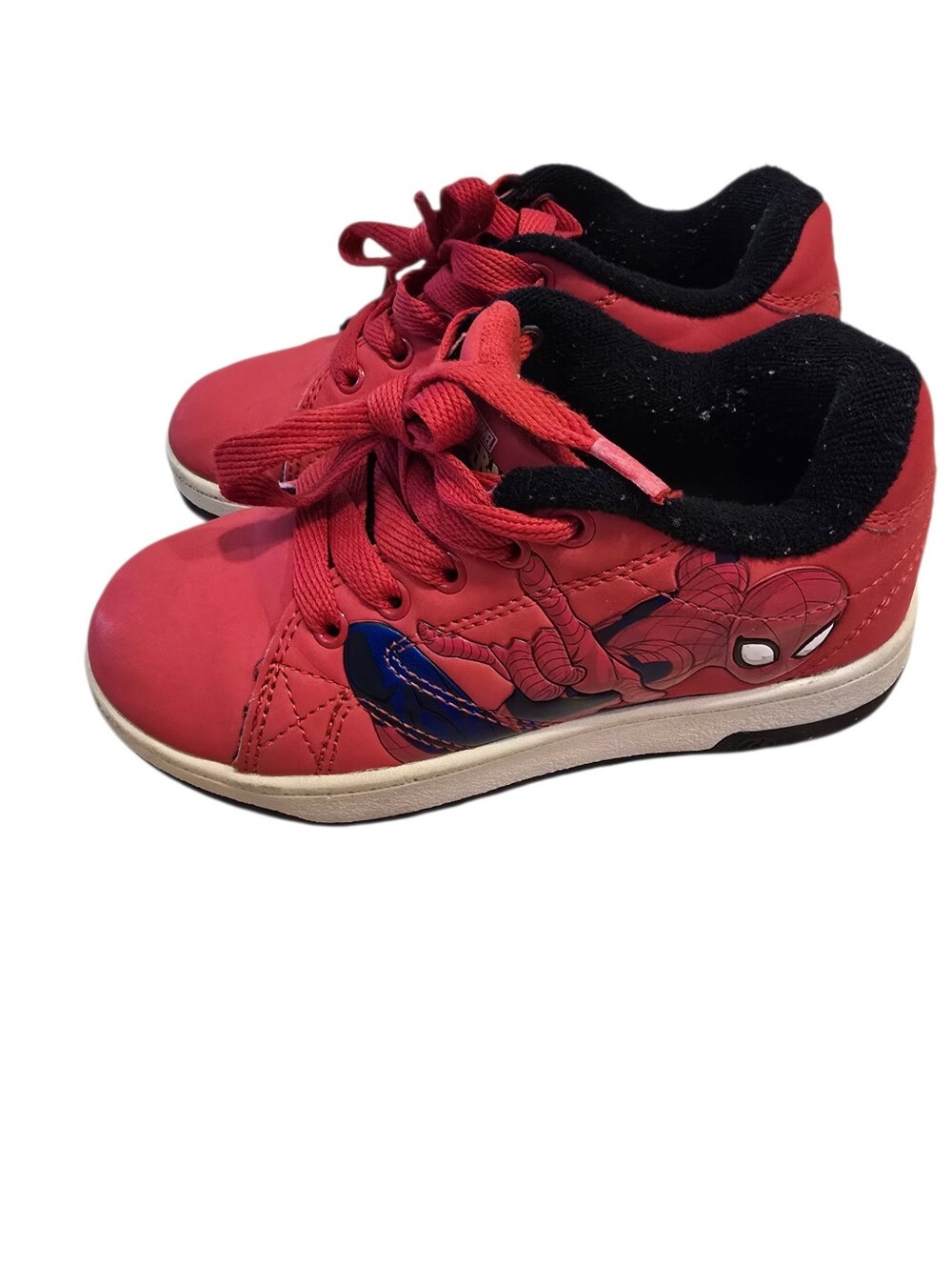 Heelys Red and Black Spider-Man Kids Lace-Up Sneakers